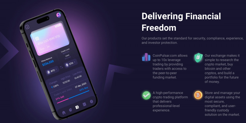 CoinPulsar - криптобиржа мошенник