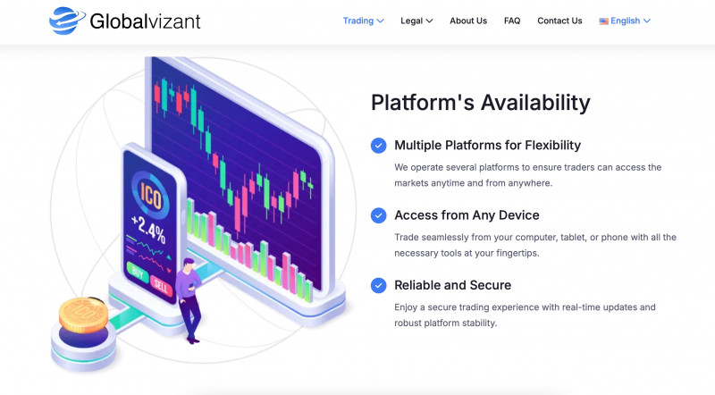 GlobalVizant - брокер-мошенник