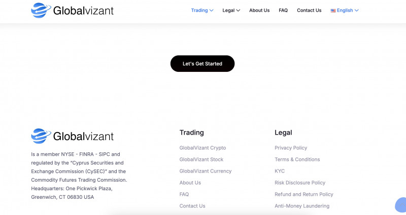 GlobalVizant - брокер-мошенник