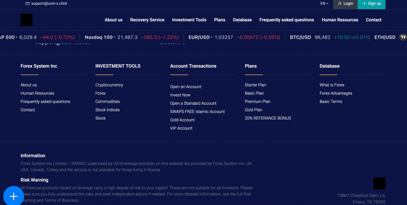 X Profit Link - брокер-мошенник