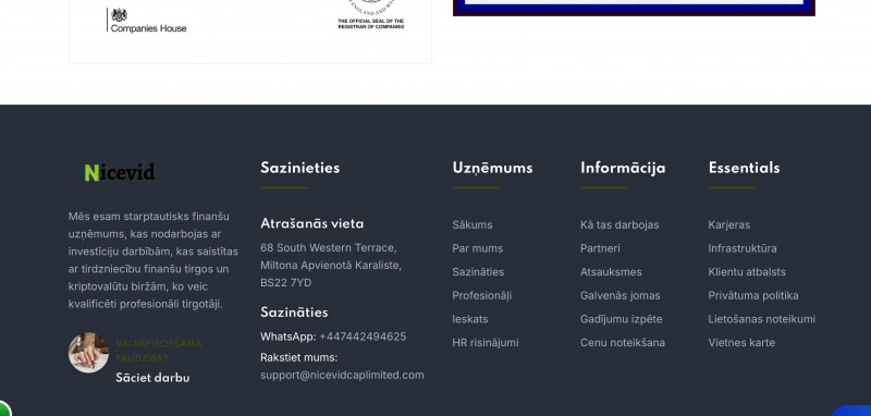 Nicevid Capital Limited - финансовая пирамида